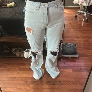 KanCan Wide Leg Light wash jeans size 27